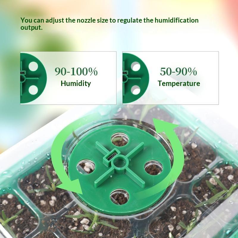 6/12-Cell Home Seed Starter Tr - đánh giá và giá Humidity Dome Kit