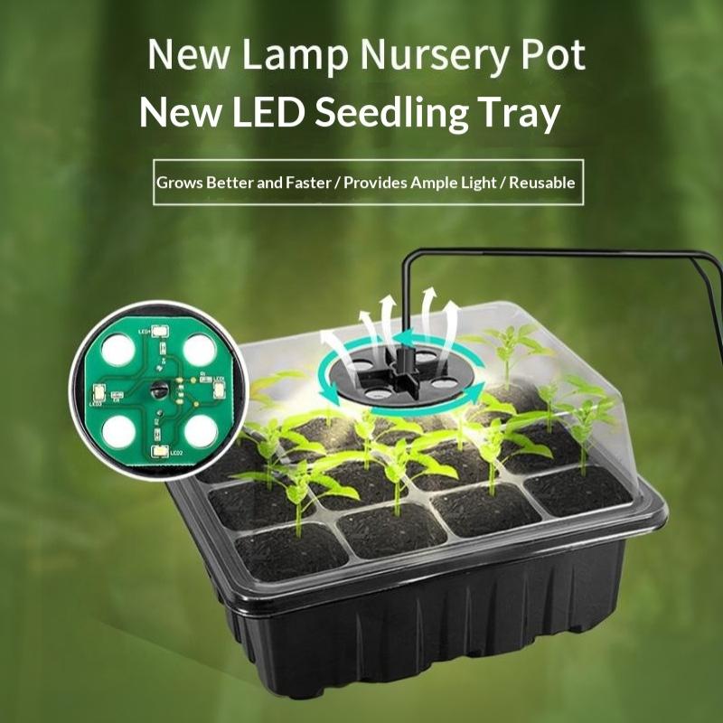 6/12-Cell Home Seed Starter Tr - đánh giá và giá Humidity Dome Kit