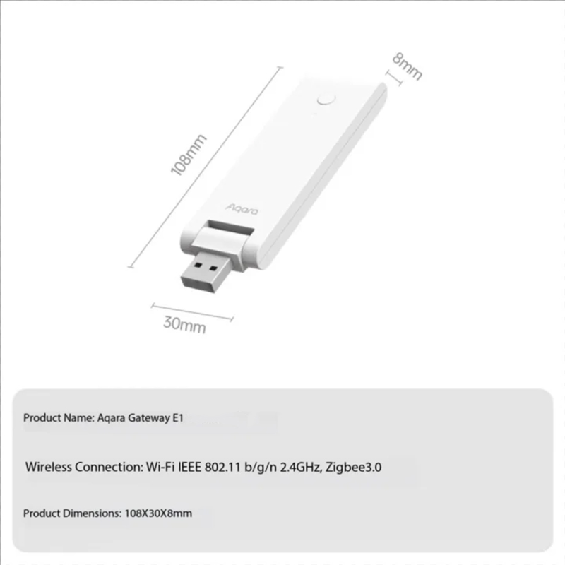 Aqara Hub E1 Mini USB Powered  - đánh giá và giá Xiaomi Hub Mijia Hub