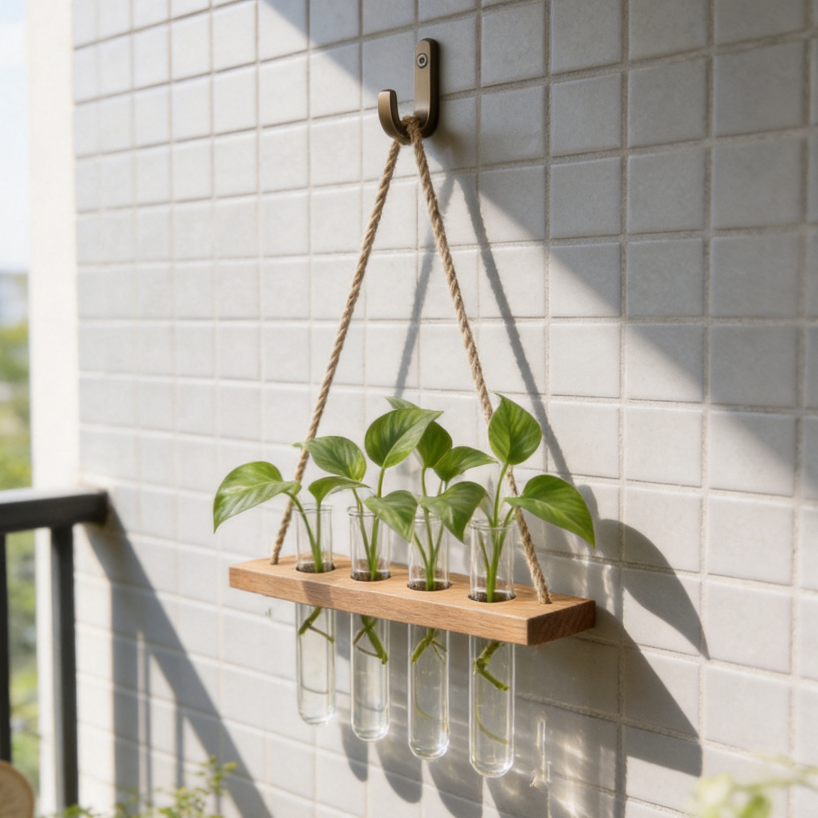 Wooden Base Plant Propagation  - đánh giá và giá Propagation Station Vase