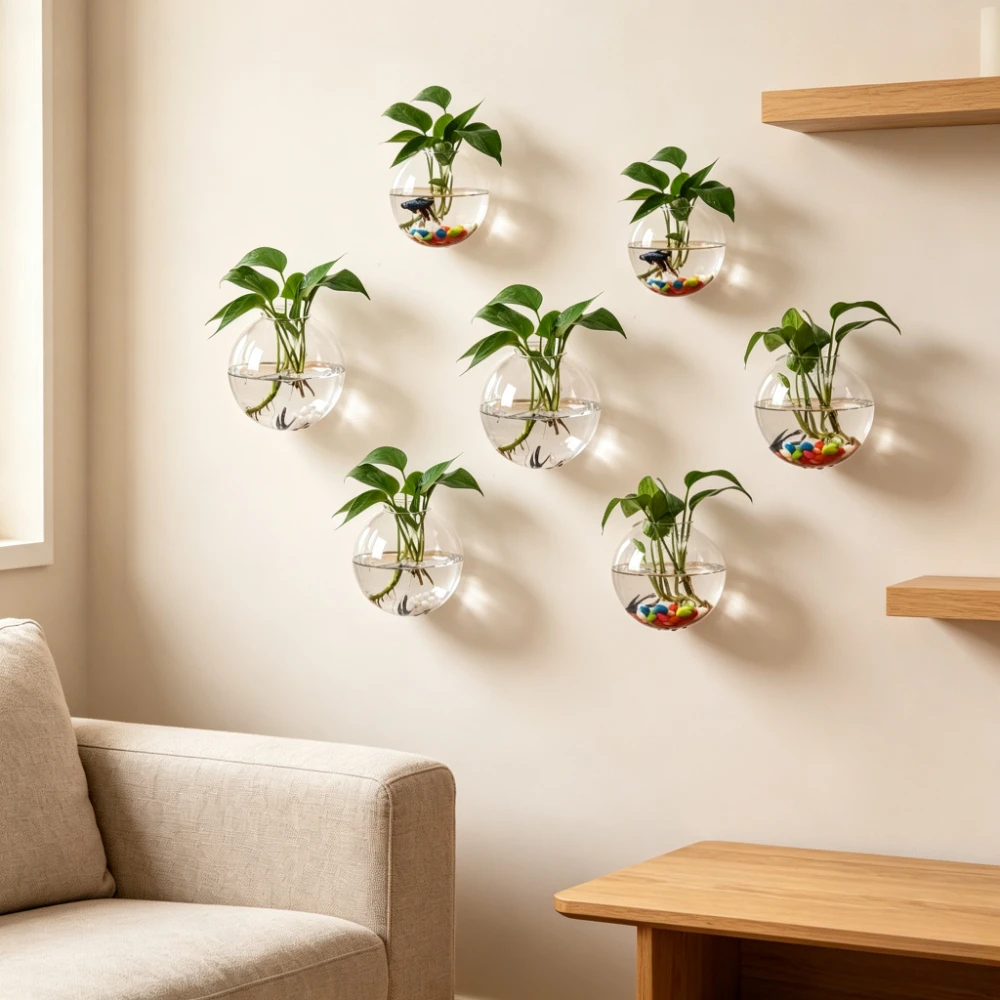 Wall Hanging Glass Hydroponic  - đánh giá và giá Propagation Station Vase