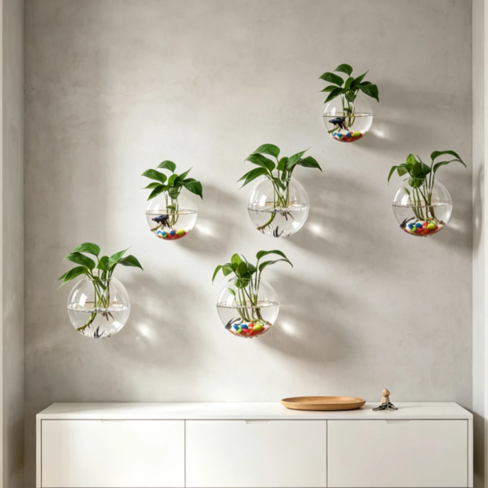Wall Hanging Glass Hydroponic  - đánh giá và giá Propagation Station Vase